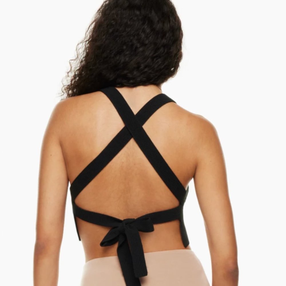Aritzia Wilfred Cayenne Backless Top